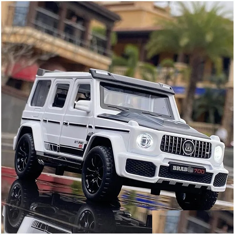 diecast model car 1/32 g700 g65 suv alloy car model diecast simulation metal toy offroad vehicles car model sound light collection childrens gift