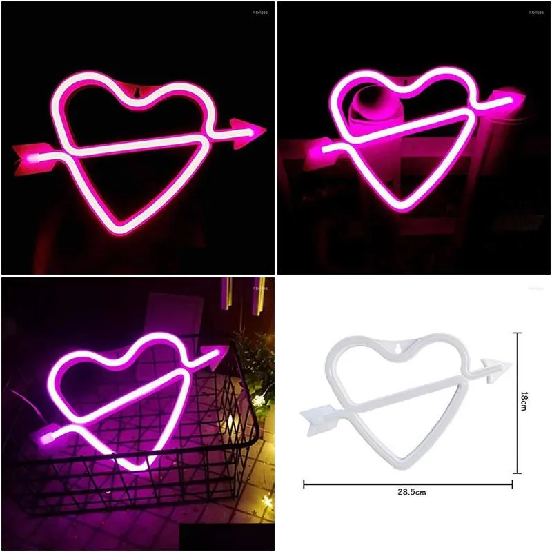 strings love neon signs led lights usb/battery up for bedroom birthday wedding party home wall decor