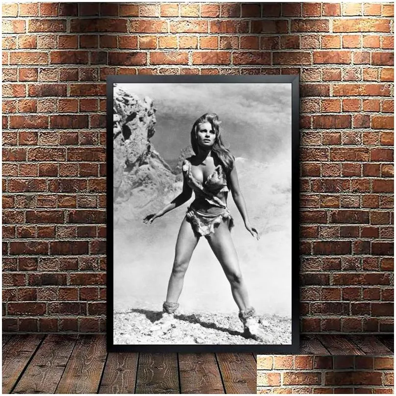 paintings raquel welch one million years bc poster print home decoration wall painting no frame