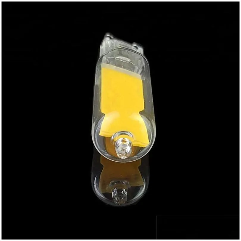 bulbs led glass g9 mini spotlight cob bulb 6w 9w 12w 15w 220v 240v chandelier light replace 30w 40w 50w halogen lamp bombillasled