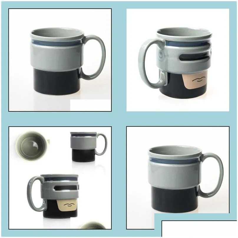 mugs robocup mug robocop style coffee tea cup gifts gadgets t200506 drop delivery home garden kitchen dining bar drinkware dhy0g