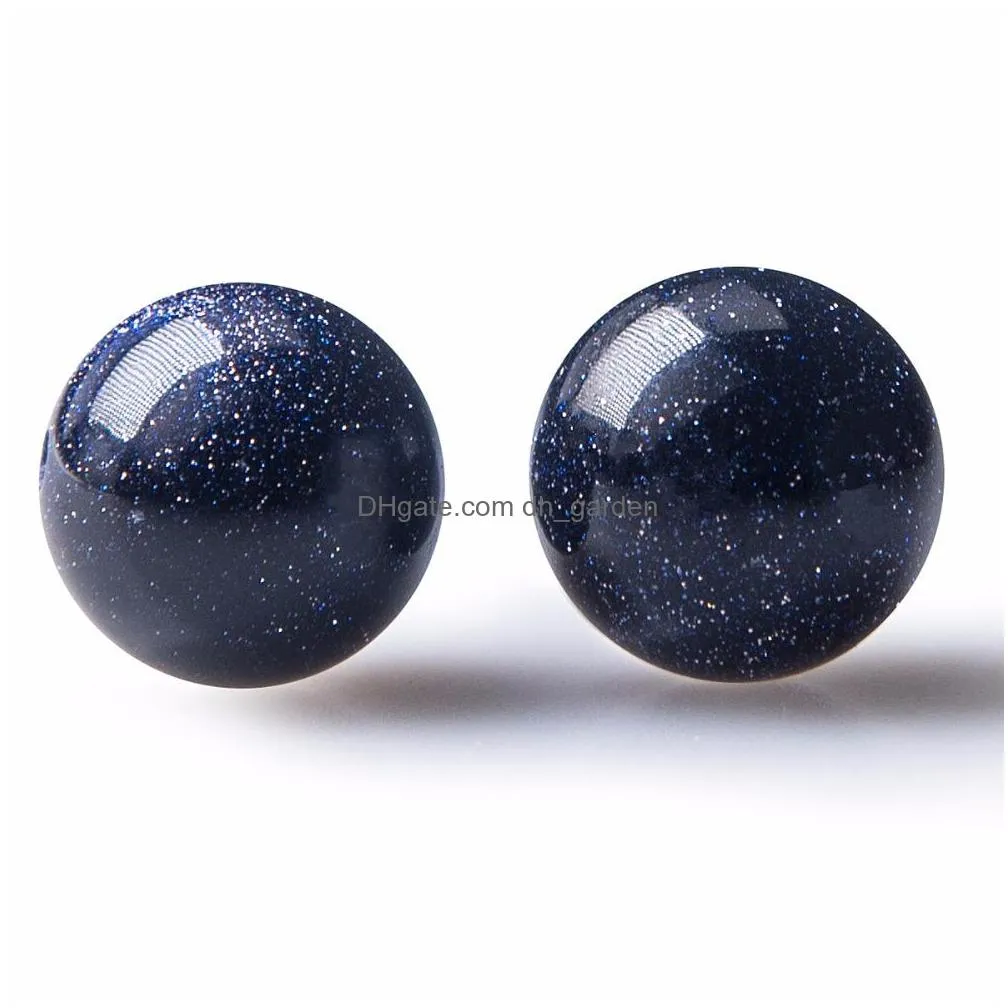 412mm natural perles galaxy beads sitara stars beads blue sand blue sunstone loose beads for jewelry making