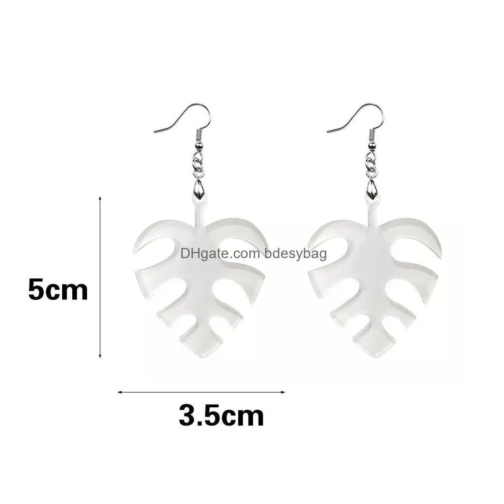 Sublimation Blank Earrings Heat Transfer Wire Hooks Earring Banana Leaf Unfinished Dangle eardrop Pendant for DIY Jewelry Making Craft