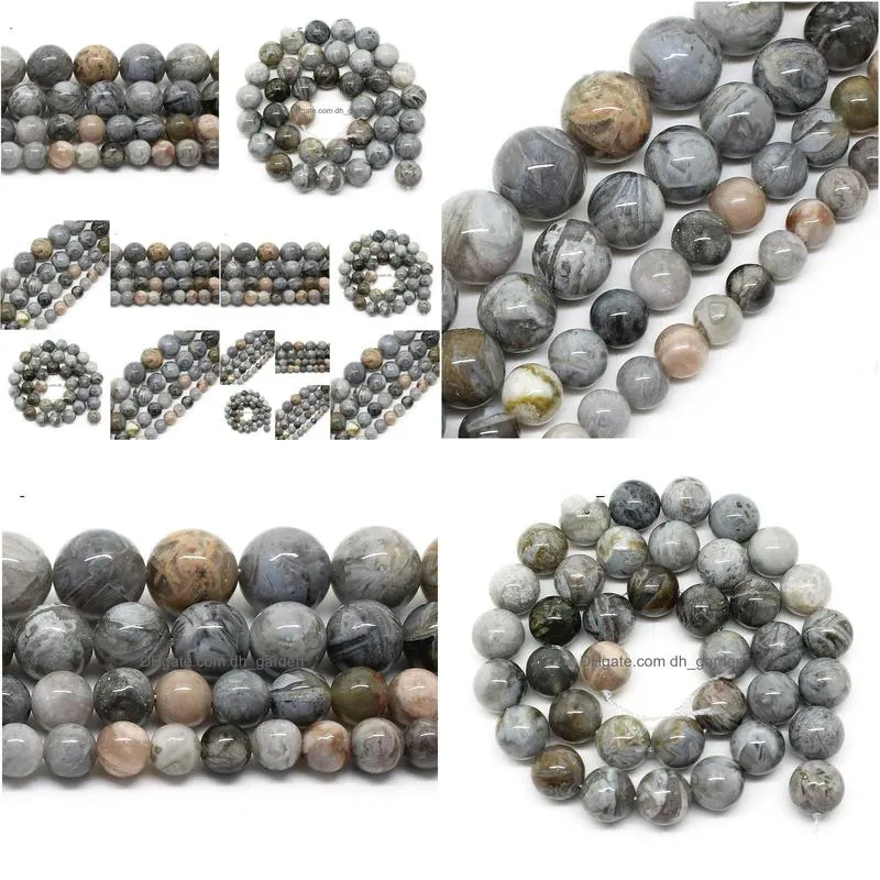 natural bamboo agata onyx round loose beads for jewelry making 15.5inch/strand pick size 6/8/10/12mm diy bracelet
