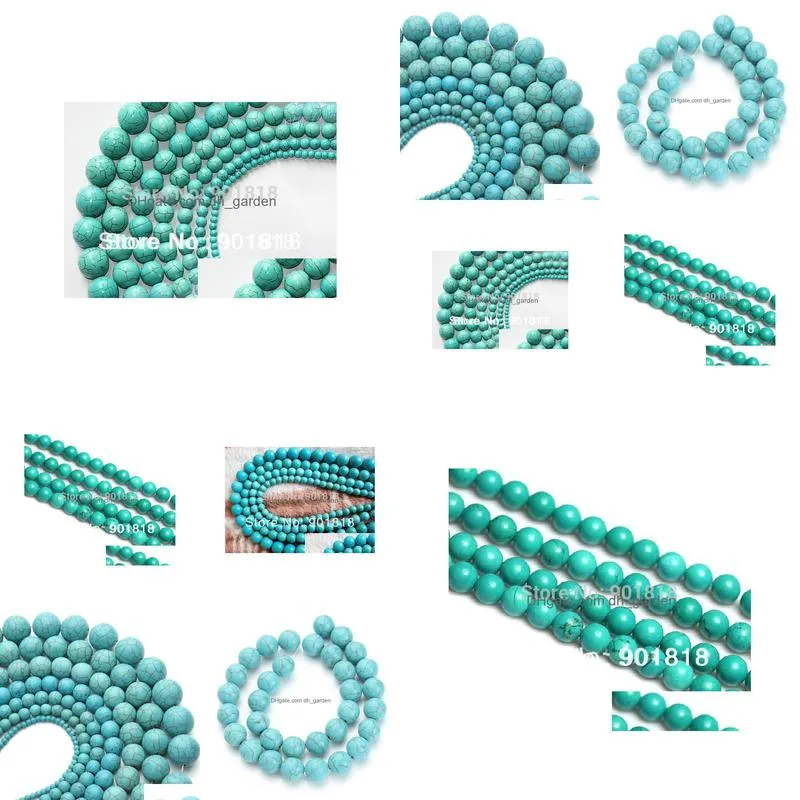 8mm 40cm/pack created beads 3/4/6/810/12/14/16 mm round natural green created beads loose for jewelry making