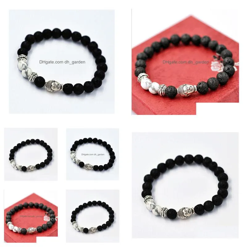 natural tophus buddhist buddha meditation beads bracelets for women men jewelry prayer bead mala bracelet shipping