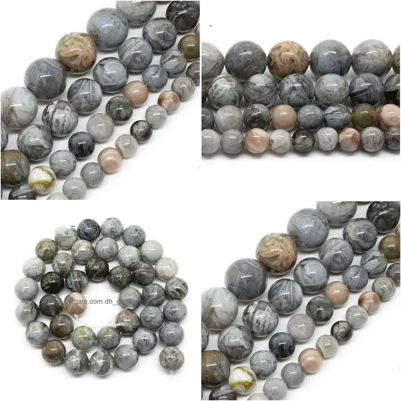 natural bamboo agata onyx round loose beads for jewelry making 15.5inch/strand pick size 6/8/10/12mm diy bracelet