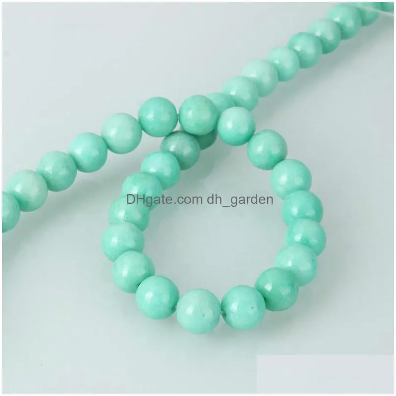 8mm natural stone amazonite beads round loose beads 6mm 8mm 10mm 12mm for jewelry making necklace diy bracelet