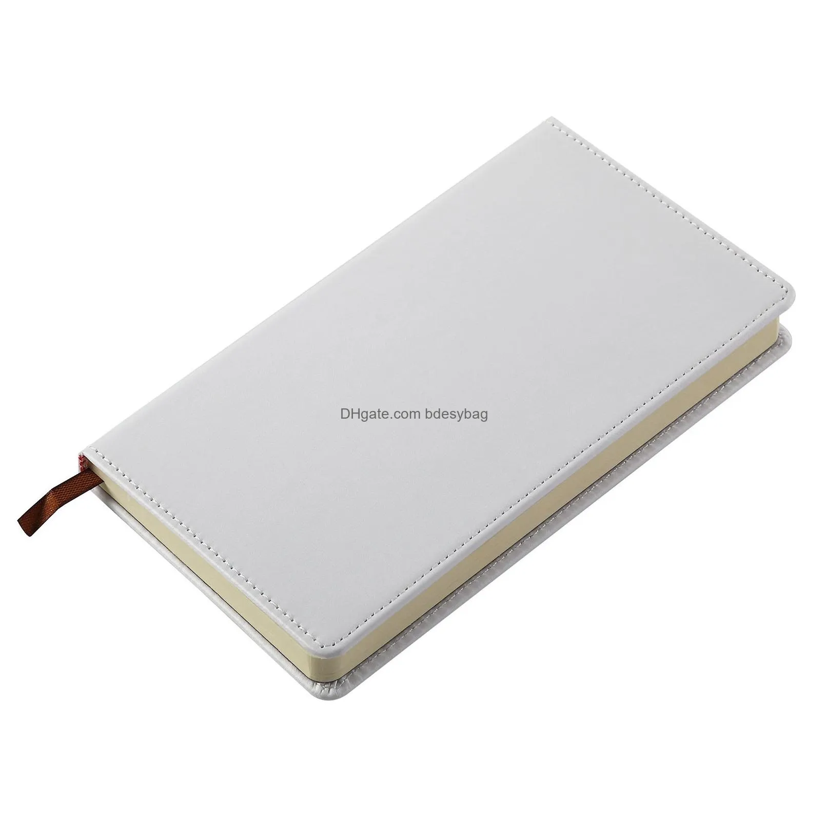 Sublimation Blanks Journal Notebook Blank A5 PU Leather Journals Binder Diary Notebook 95 Pages