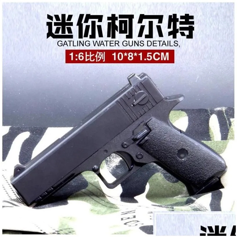 Gun Toys Mini Alloy Beretta Revoer Toy Model Desert  Colt Pistol Mp7 For Adts Kids Collection Birthday Gifts Drop Delivery Dhazx