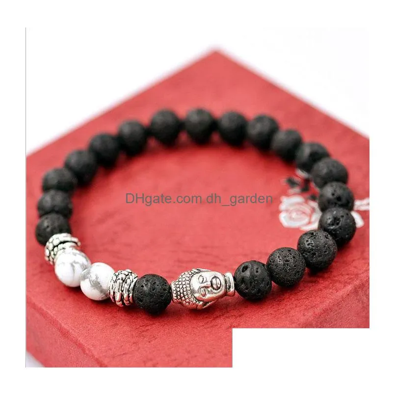 natural tophus buddhist buddha meditation beads bracelets for women men jewelry prayer bead mala bracelet shipping