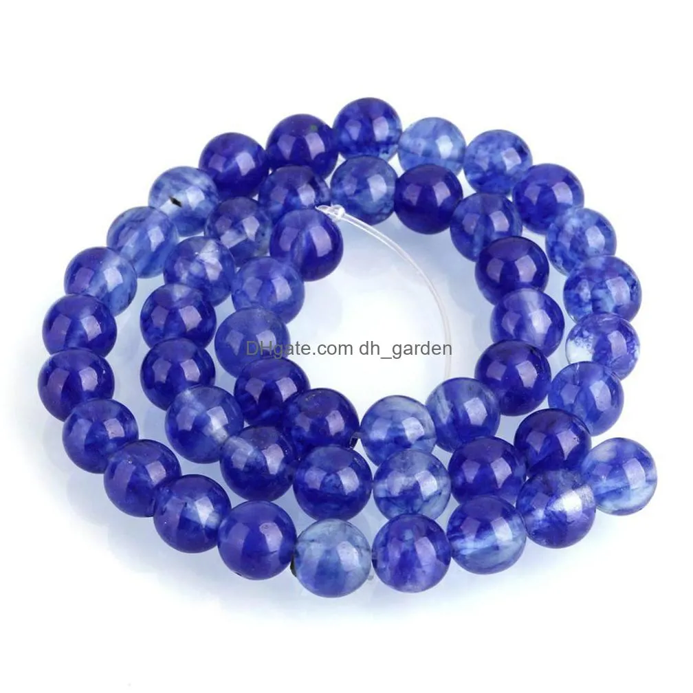 8mm nature stone beads 4/6/8/10/12mm roundturquoise snowflake quartz loose beads for jewelry making necklace diy bracelet