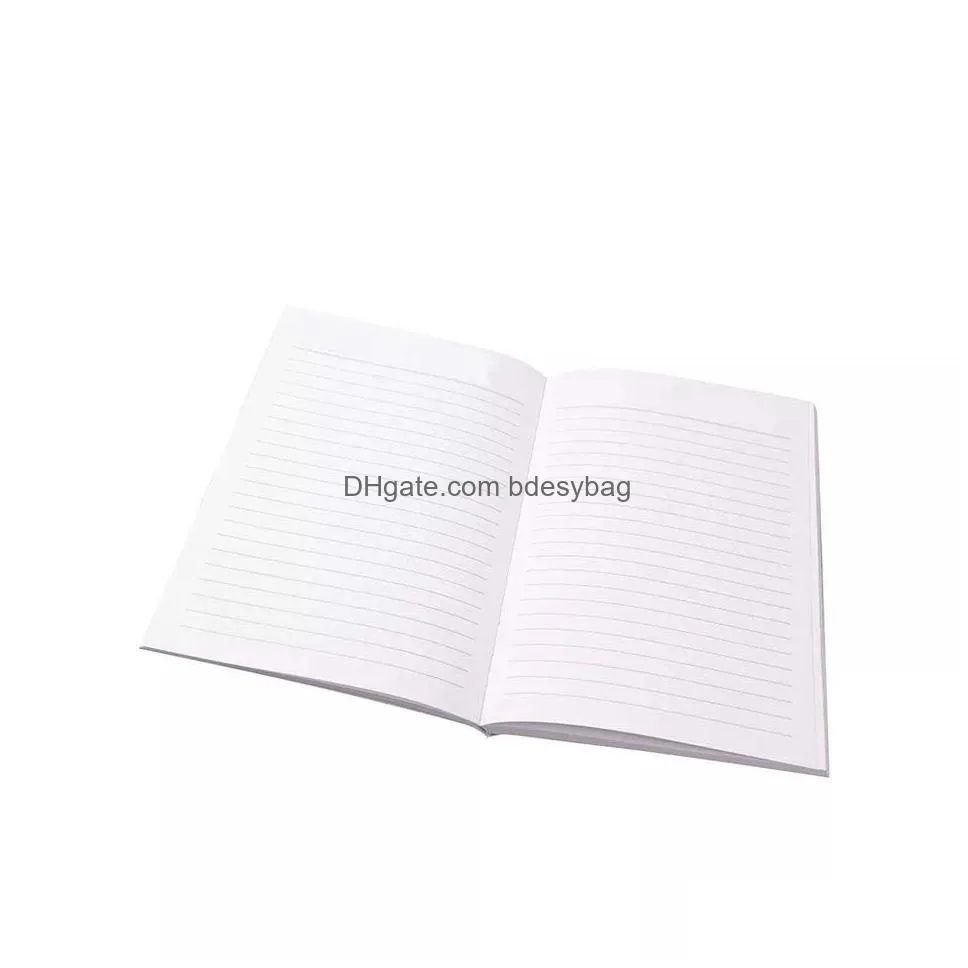 Sublimation Blanks Journal Notebook Hardcover Blank DIY Spiral Paper Notebooks for School Office Home Travel Supplies 80 Pages