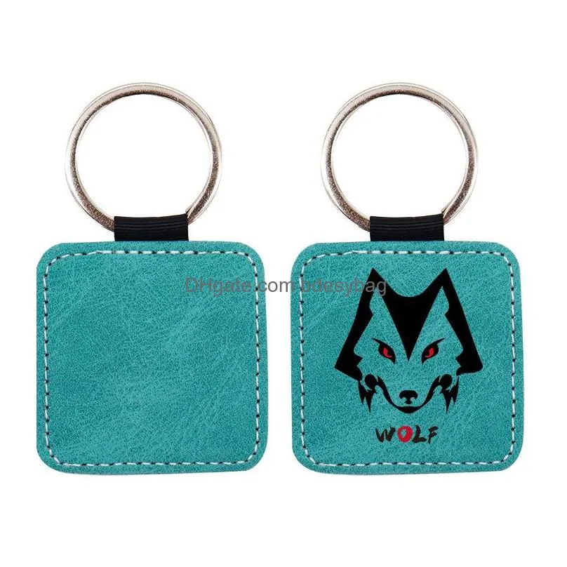 Wholesale Vintage Square Sublimation Keychains With Dual Sided Printable Key Redbubble Tags Bla