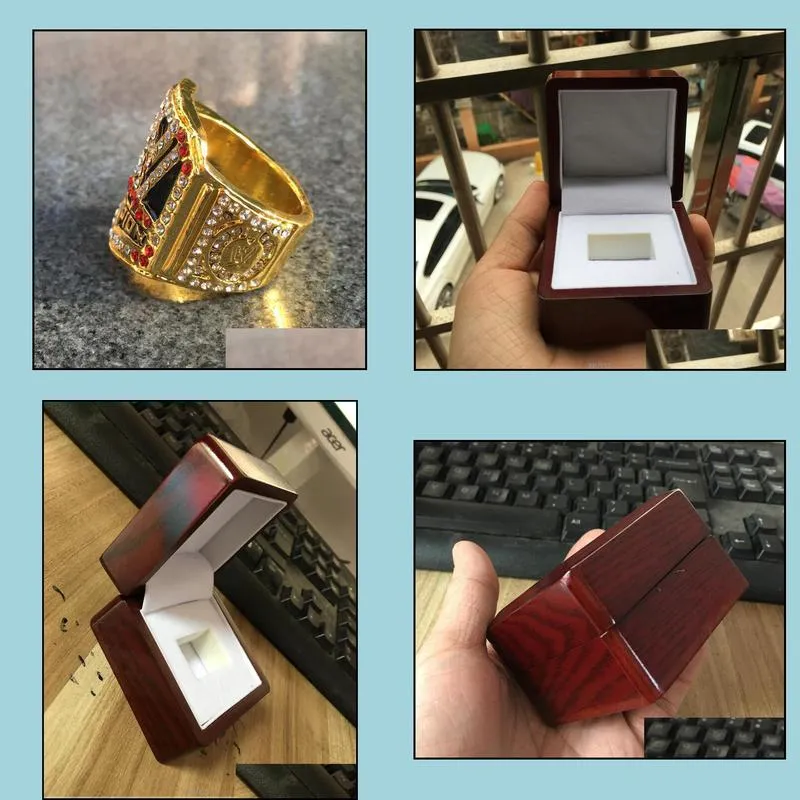 2016 wrestling federation hall of fame championship ring with wooden display box souvenir men fan gift 2018 2019 wholesale drop