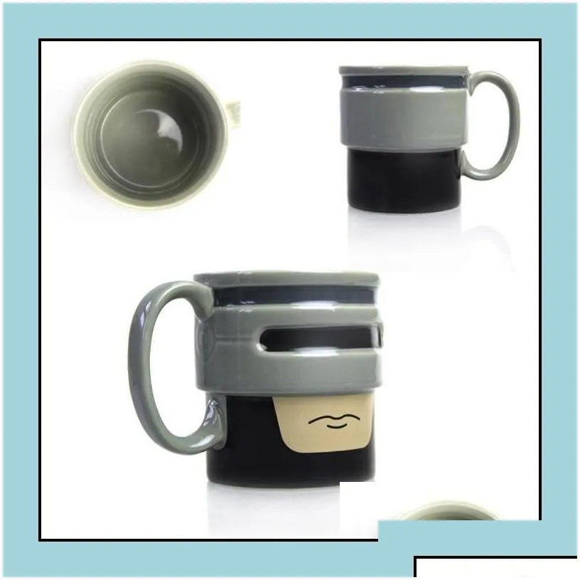 mugs robocup mug robocop style coffee tea cup gifts gadgets t200506 drop delivery home garden kitchen dining bar drinkware dhy0g