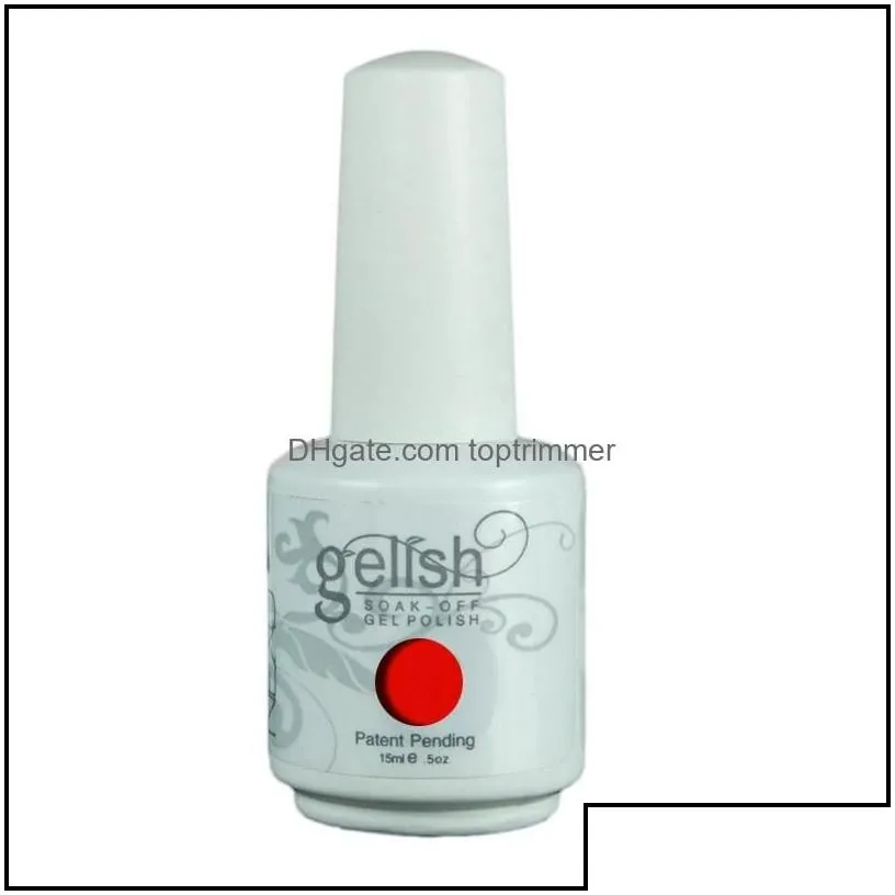Nail Gel 100% Brand New Gel Nail Polish Soak Off 403Colors 15Ml 12Pcs Lot For Salon Nail272Q Drop Delivery 2021 Health Beauty Art Topt