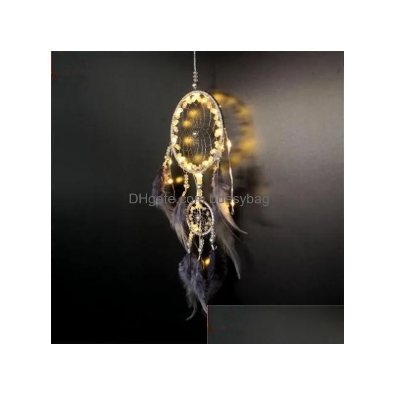 gray tworing dream catcher wall home decoration ins style home catcher room hang act the role ofing gc1849