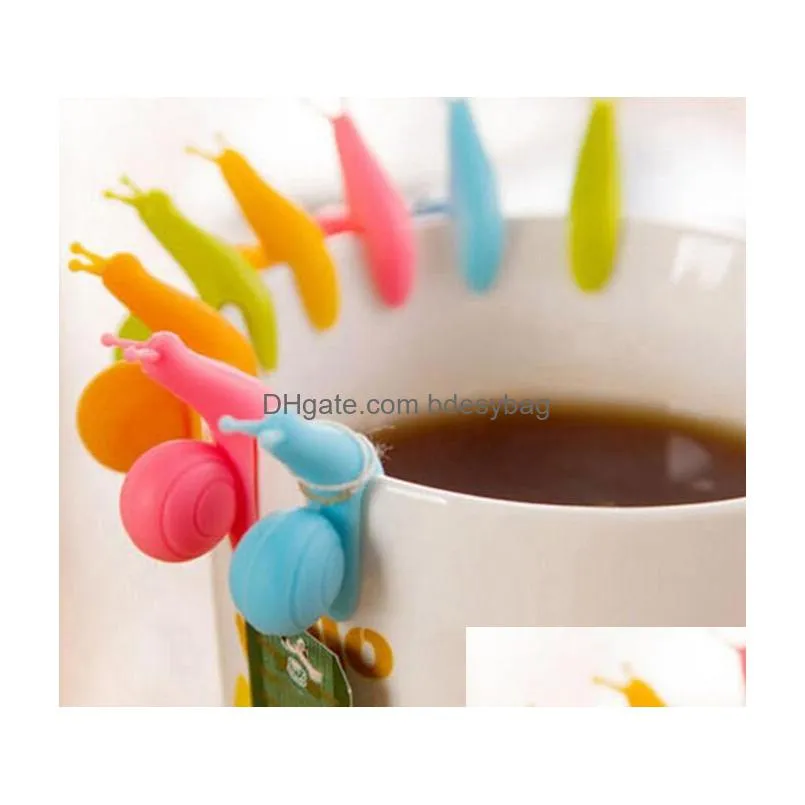 cooking tools small snail recognizer device tea infuser cup of tea hanging bag color randomly ga642
