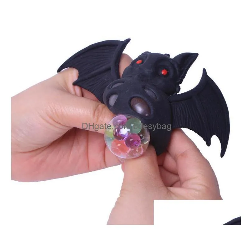 novelty bat tpr grape ball extrusion decompression explosion and decompression vent toy spoof vent toy delivery y63