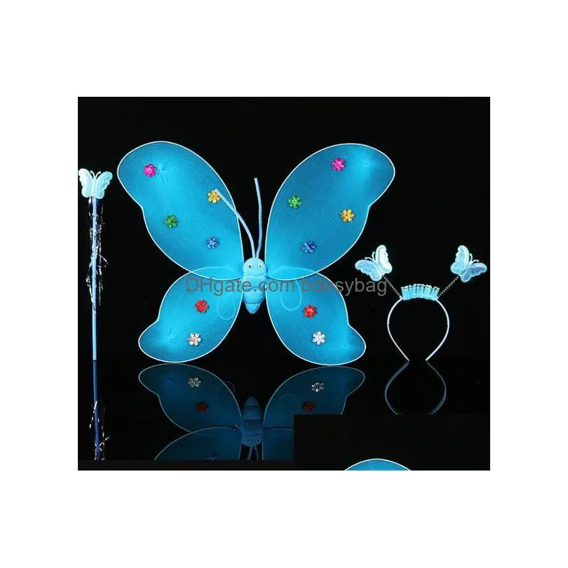 singlelayer butterfly wings threepiece angel wings performing projects delivery wl200