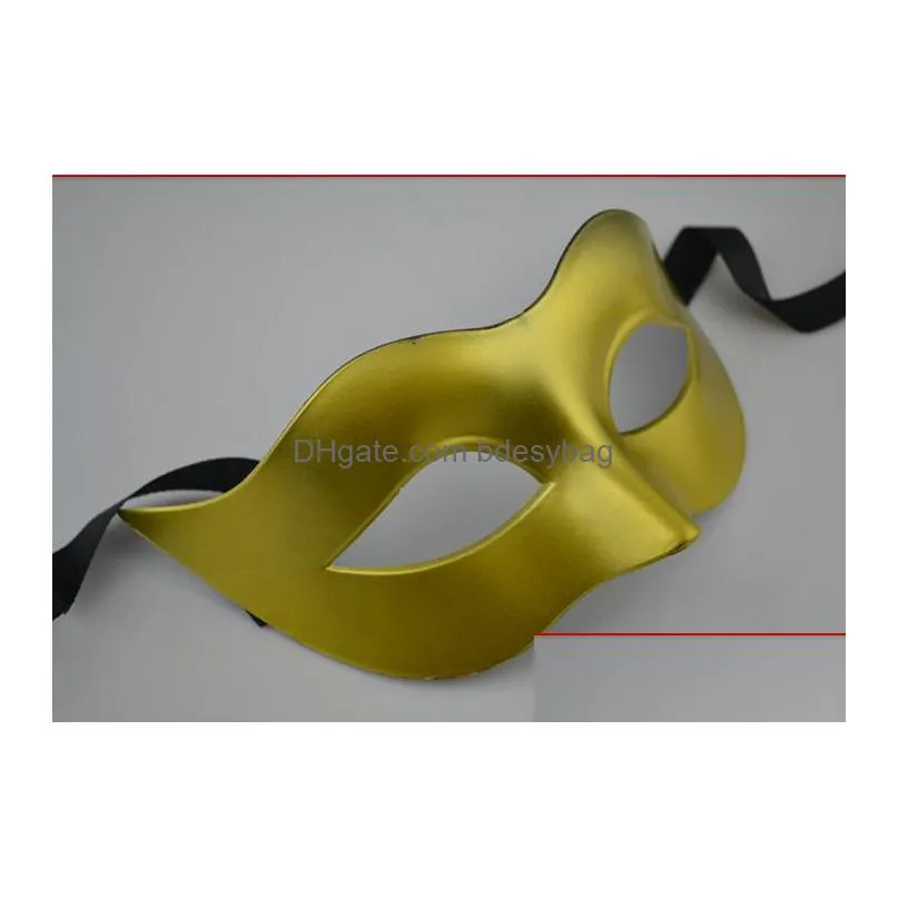 mens mask halloween masquerade masks mardi gras venetian dance party face the mask mixed color200 pcs/lot