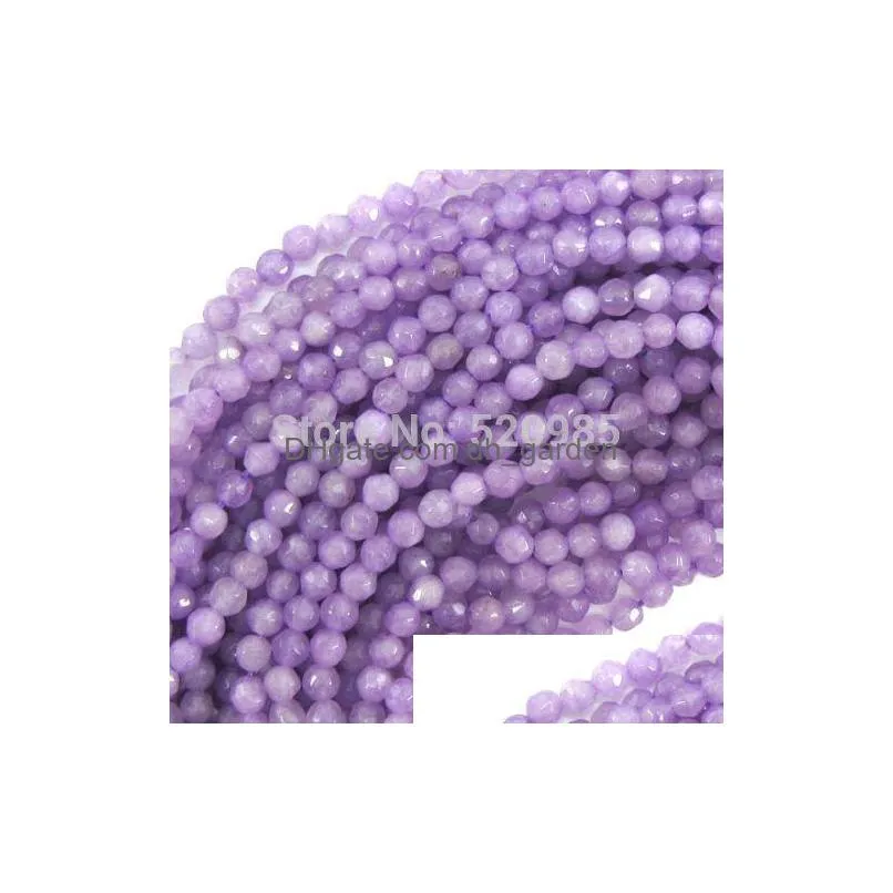 8mm 98pcs/lot shipping natural stone 4mm faceted colorful chalcedony loose beads pick colors for jewelry making