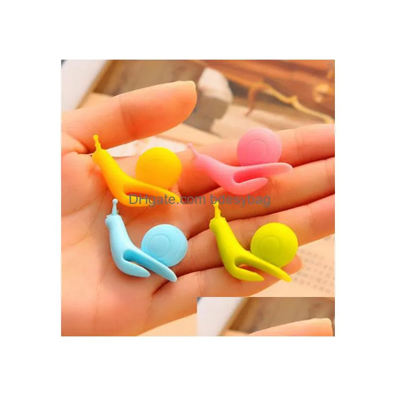 cooking tools small snail recognizer device tea infuser cup of tea hanging bag color randomly ga642