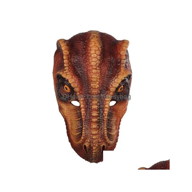 halloween new dinosaur tyrannosaurus rex mask carnival party cosplay props decoration gc428