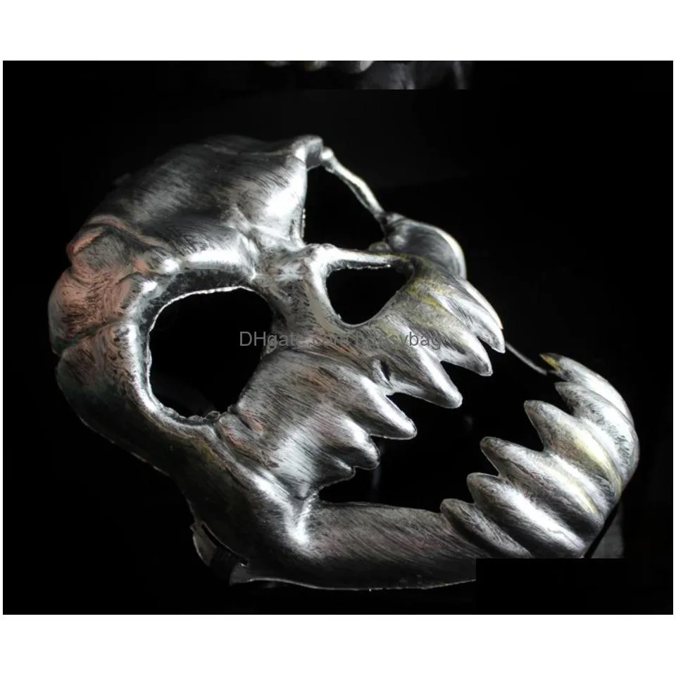the new phoenix mask. the mask of terror face antique canine skull mask