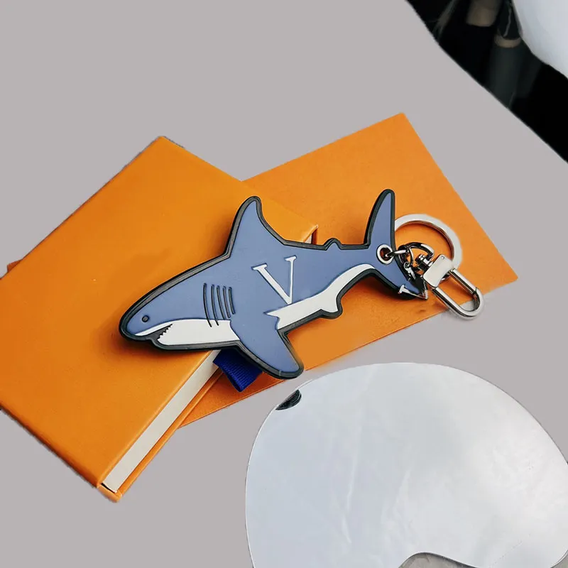 Simple Animal Keychain Womens Mens Fashion Key Chain Luxury Designer Keyring For Women Designers Bag Charm Accessories Shark Key Rings