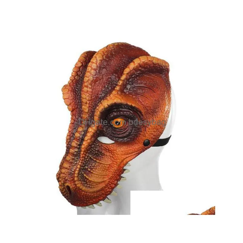 halloween new dinosaur tyrannosaurus rex mask carnival party cosplay props decoration gc428