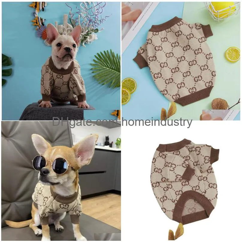 tide brand dog sweater french fighting chihuahua pet clothes autumn and winter warm sweater comfortable pet clothing