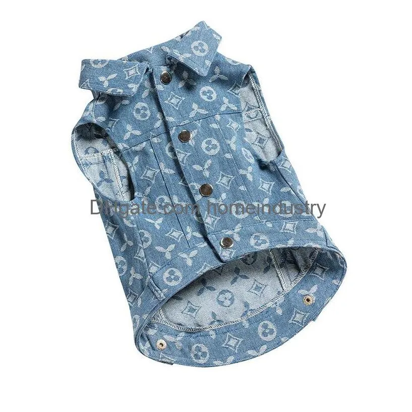 dog apparel pet clothes dogs jackets shirts accessories autumn winter presbyopia denim vests cats small and medium dogs teddy french fights corgi