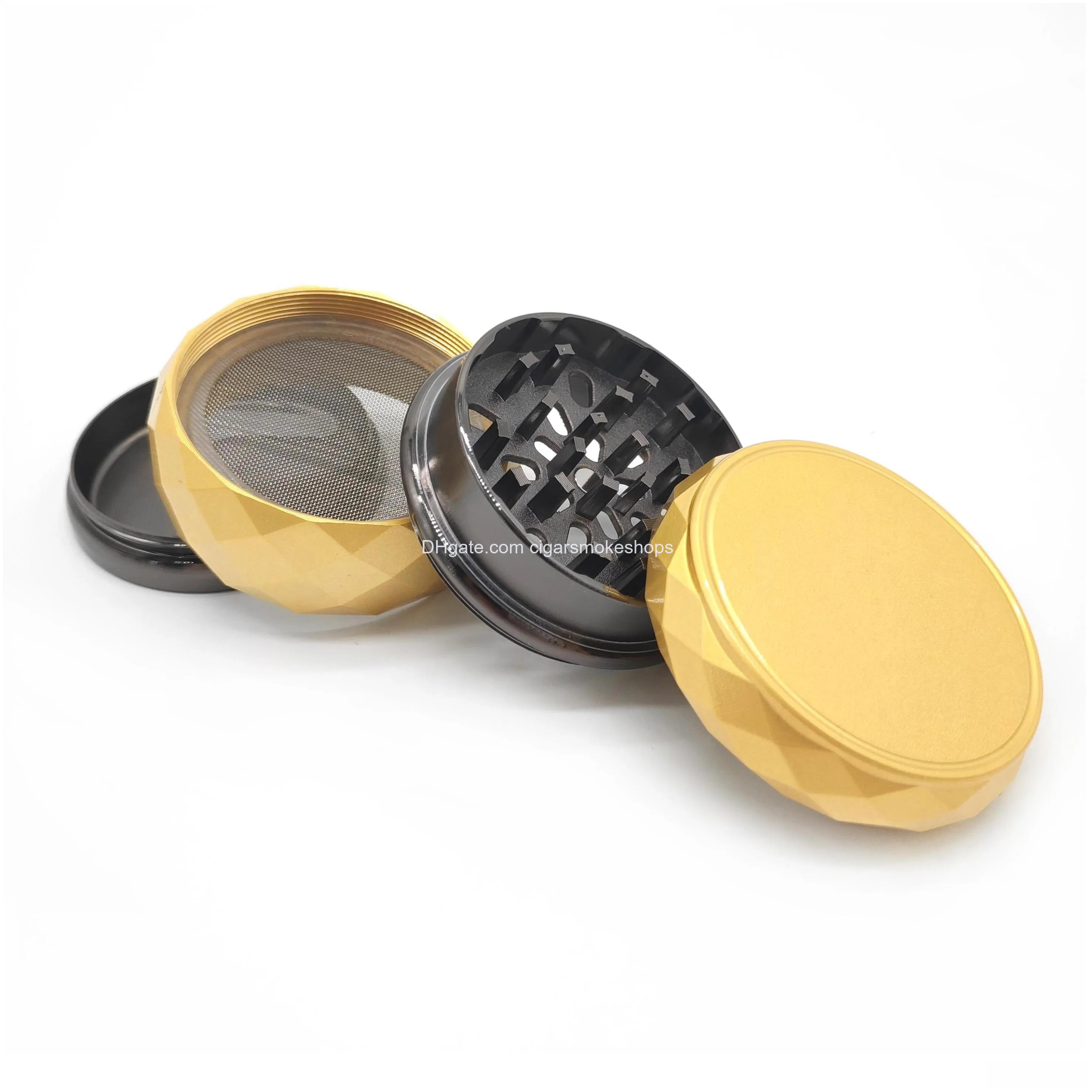 metal grinder tobacco herb grinders mix color 63mm diameter zinc alloy smoking accessories