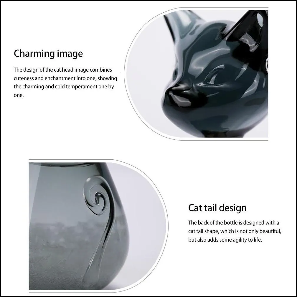 weather forecast glass bottle tempo water drop creative craft arts gifts gayer anderson cat from british museum fy2377