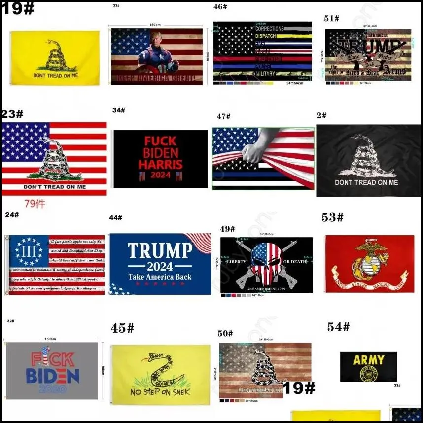 banner flags 2024 lets go brandon trump biden election flag double sided presidential flag 150x90cm