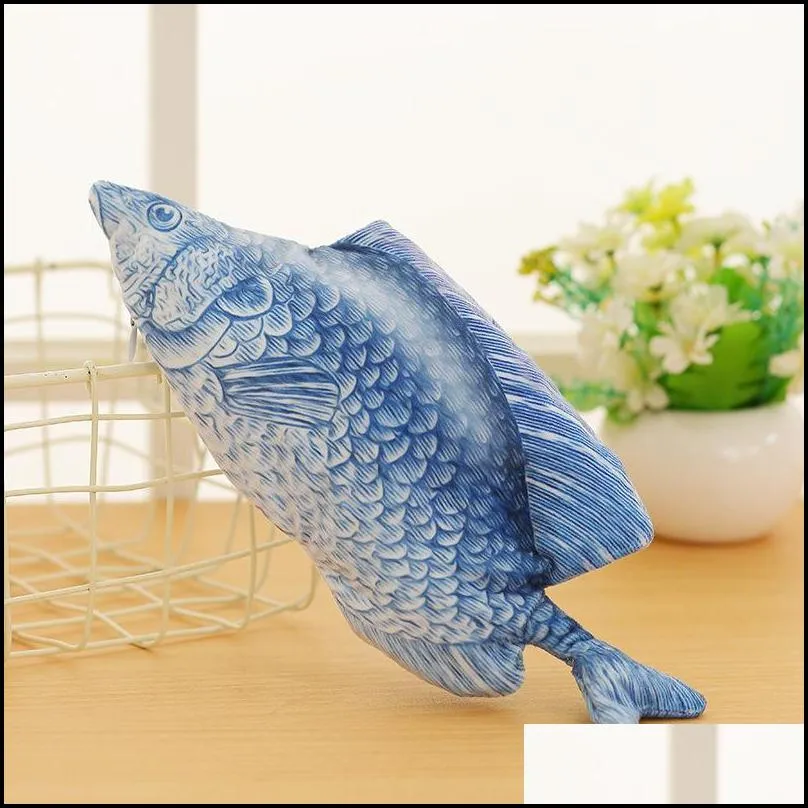 flipping fish cat toy realistic plush electric flipping doll funny interactive pets chew bite floppy toy perfect for kitty exercise