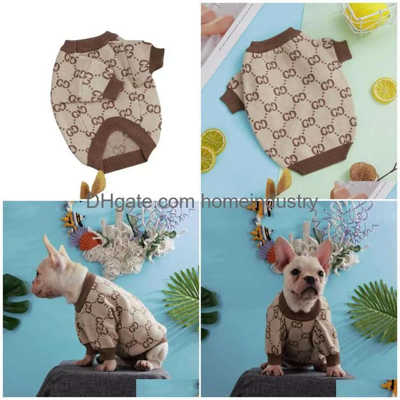 tide brand dog sweater french fighting chihuahua pet clothes autumn and winter warm sweater comfortable pet clothing