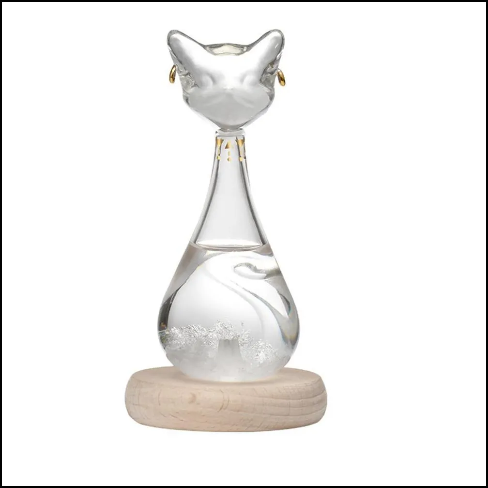 weather forecast glass bottle tempo water drop creative craft arts gifts gayer anderson cat from british museum fy2377