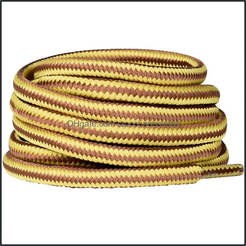 laces striped polyester round british tooling support customized length 70cm colorful lace 18 colors shoelaces for martins boots twocolor 90cm 120cm