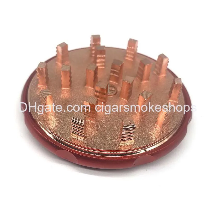 metal grinder tobacco herb grinder mixed color 70mm diameter aluminum alloy smoking accessories