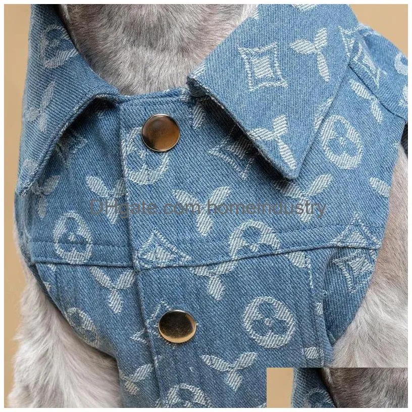 dog apparel pet clothes dogs jackets shirts accessories autumn winter presbyopia denim vests cats small and medium dogs teddy french fights corgi