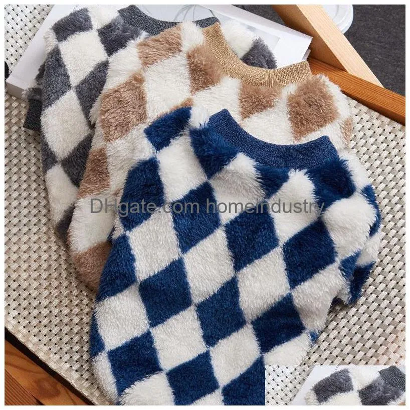 dog apparel wholesale of dog clothing checked teddy bears pome fadou cat fleece small dog pet autumn and winter dog clothing