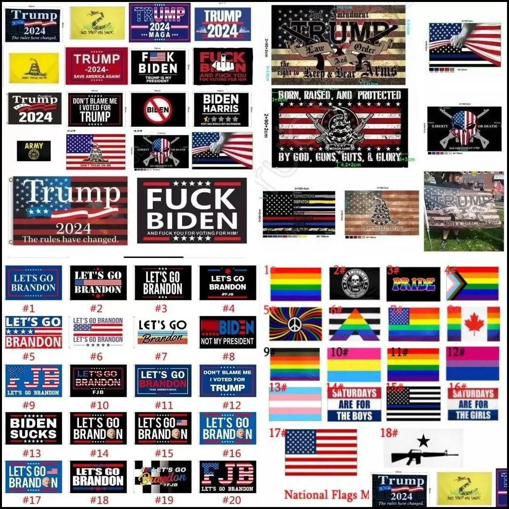 280 designs direct factory rainbow lgb flag 3x5 ft 90x150 cm lets go brandon save america again trump flag for 2024 president election u.s. ensign