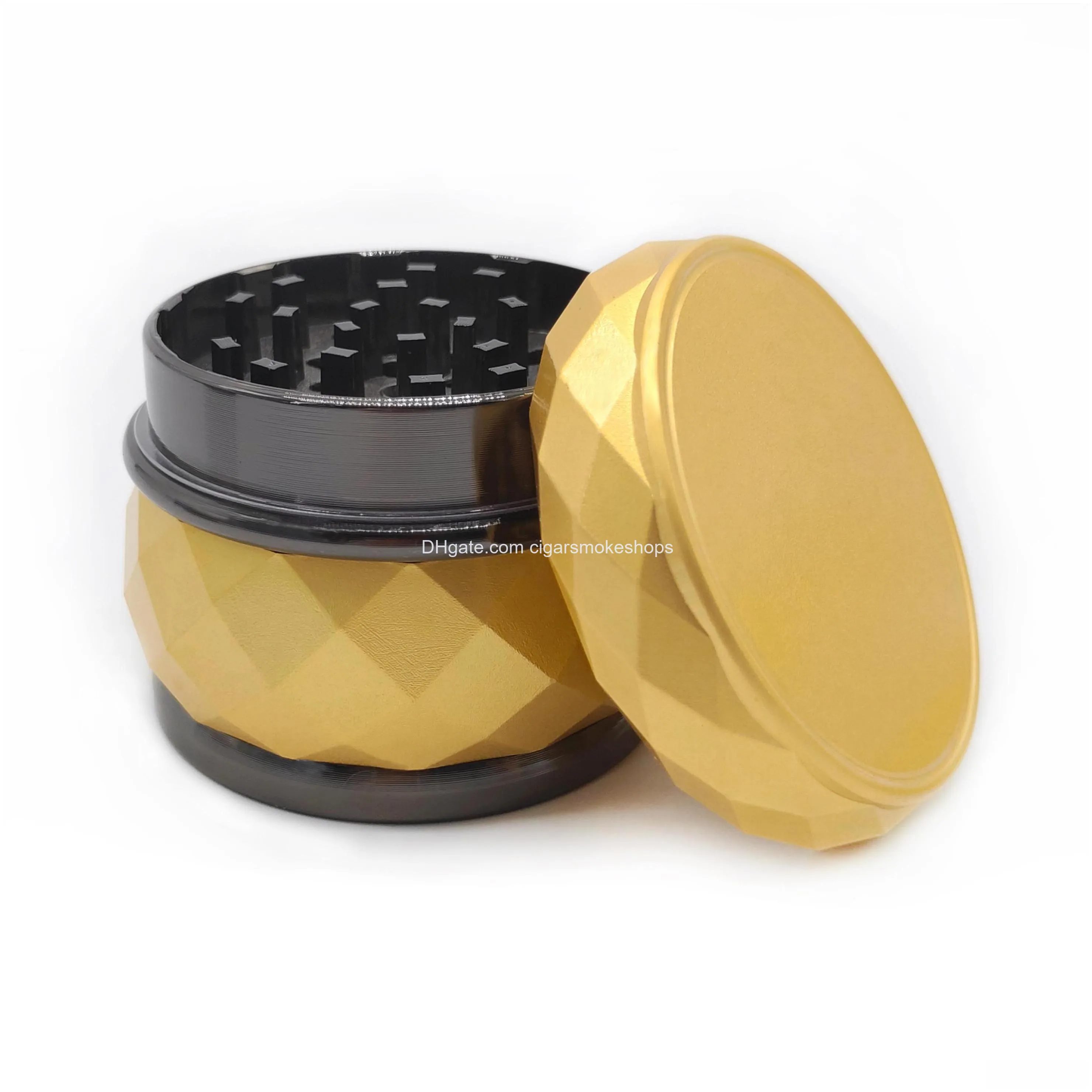 metal grinder tobacco herb grinders mix color 63mm diameter zinc alloy smoking accessories