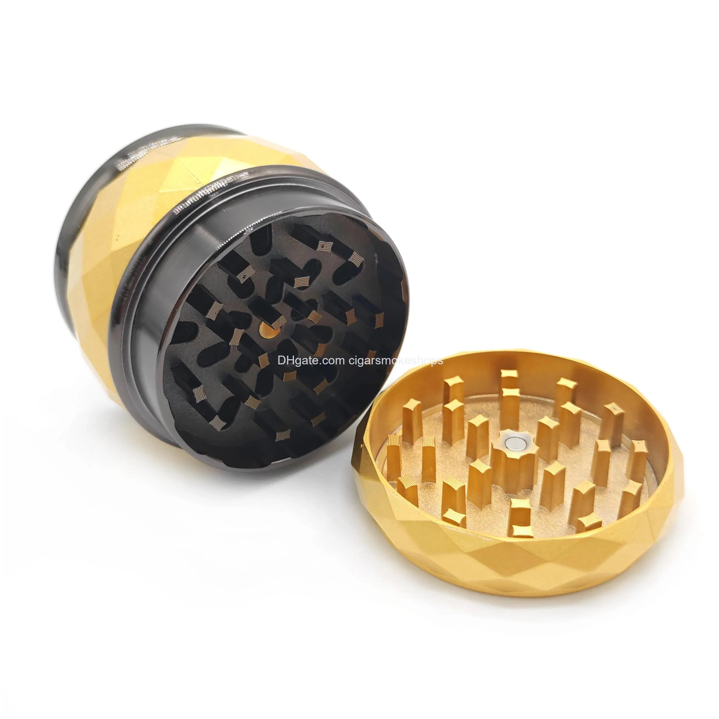 metal grinder tobacco herb grinders mix color 63mm diameter zinc alloy smoking accessories