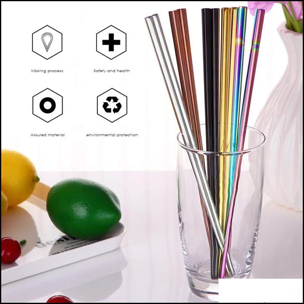 glossy titanium plated chopsticks anti scalding highgrade 304 stainless steel rainbow golden black square chopsticks