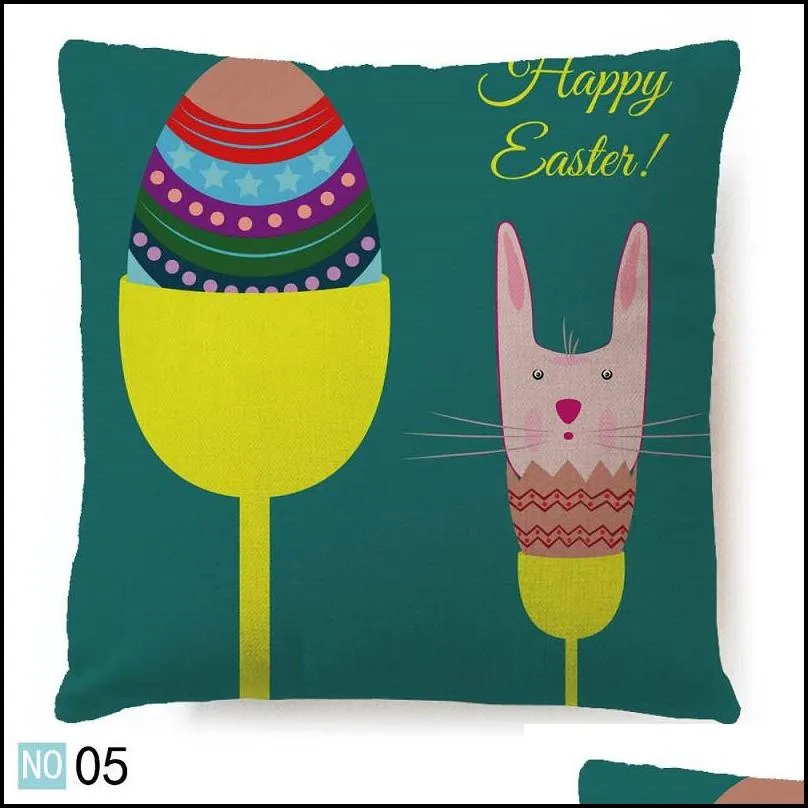 easter pillow case sofa throw pillow case bunny rabbit design pillow case sofa car cushion covers