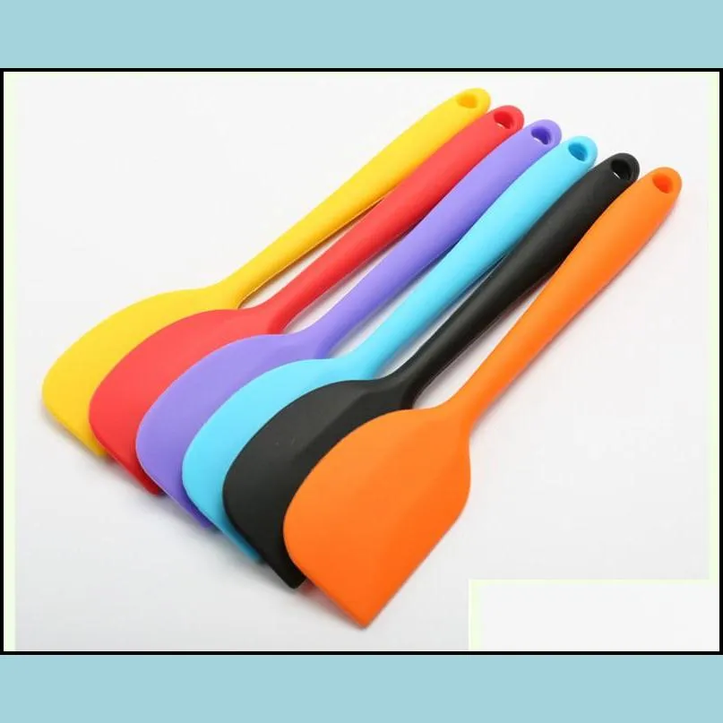 kitchen silicone cream butter cake spatula bakery bar mixing batter scraper baking tool kitchenware